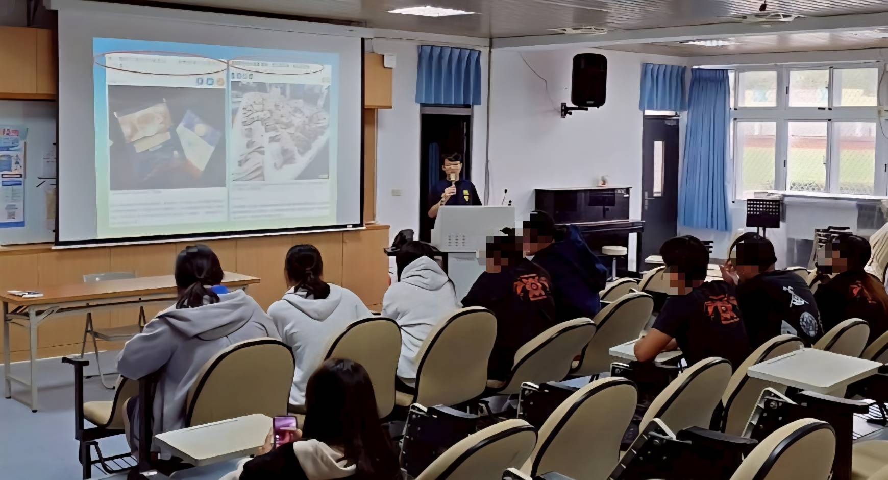 關警入校宣講「無照駕駛新制」，提升青少年法治與防詐意識