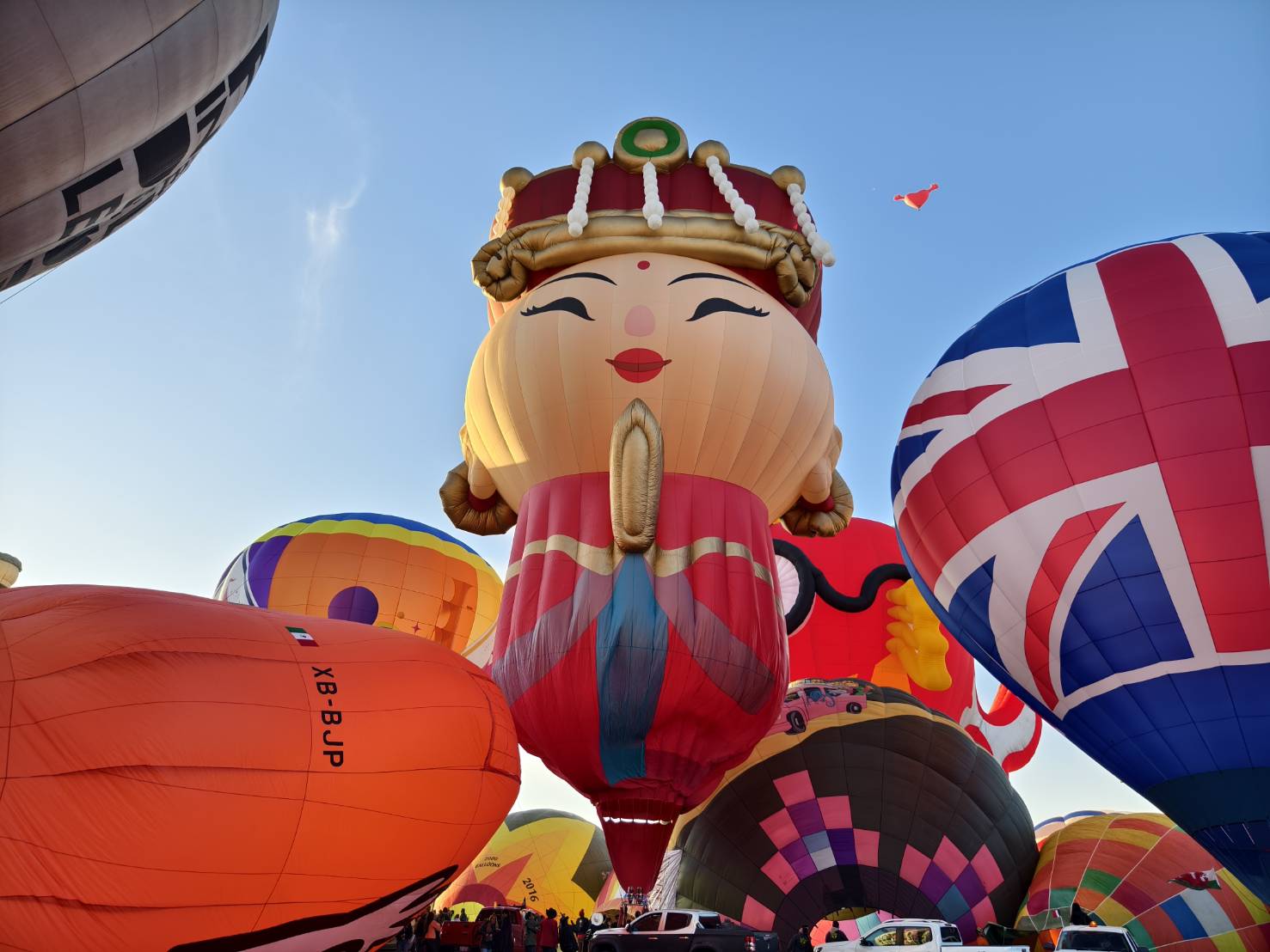 東Q版媽祖熱氣球飛進墨西哥！「萊昂國際熱氣球節」25國家飛行團隊一同升空