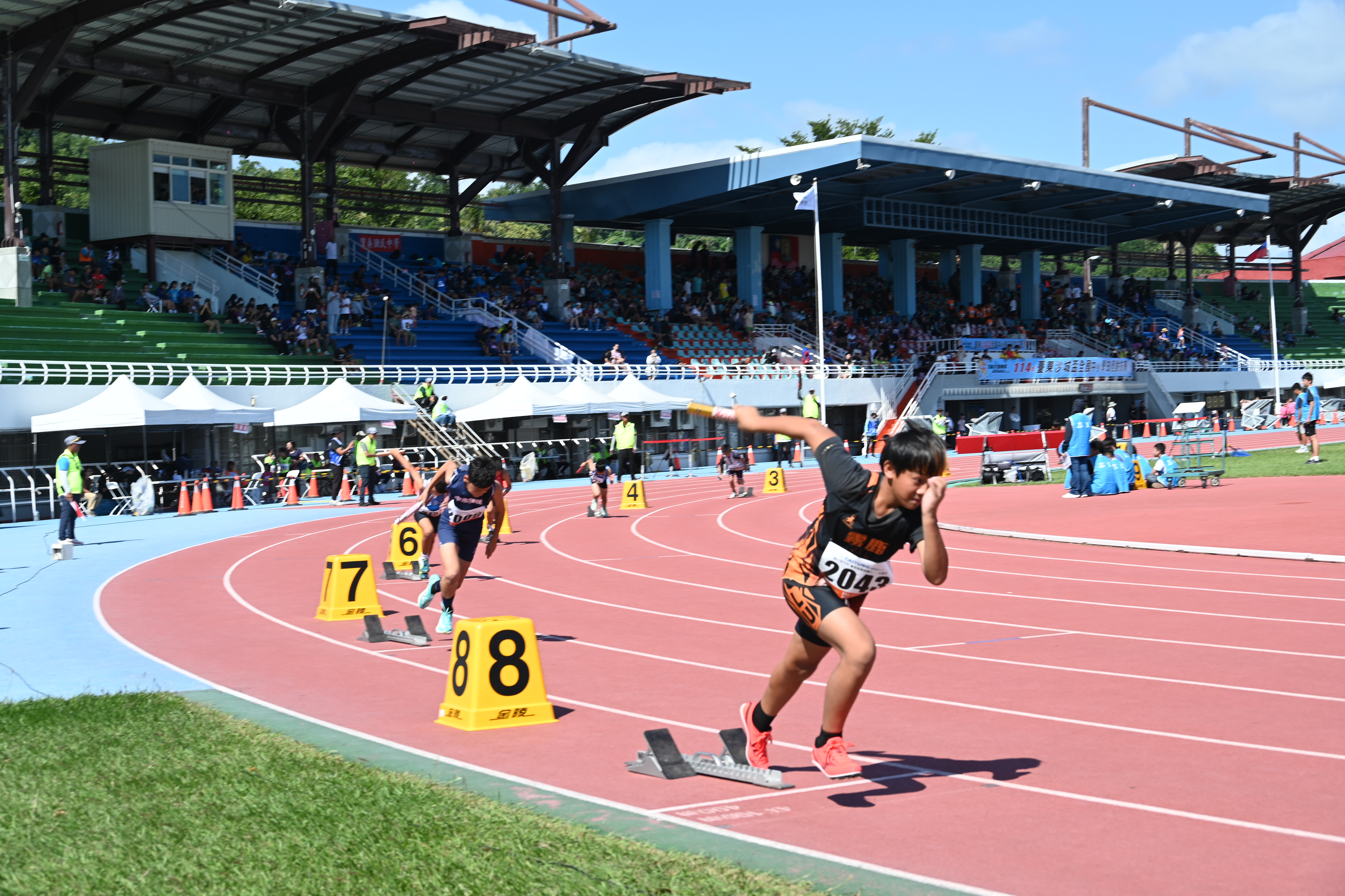 114年沙城盃中小學田徑對抗賽第二天賽程 8項25人次破大會 1項1人創大會