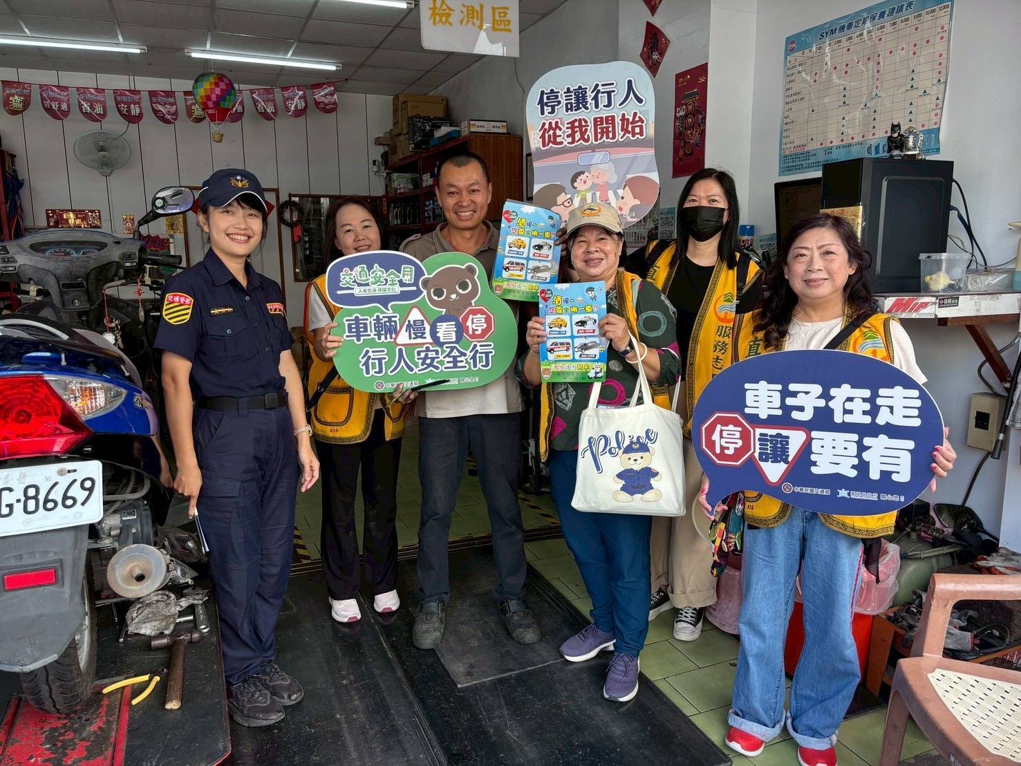 交通警察隊推動池上家戶交安宣導　提升用路安全意識