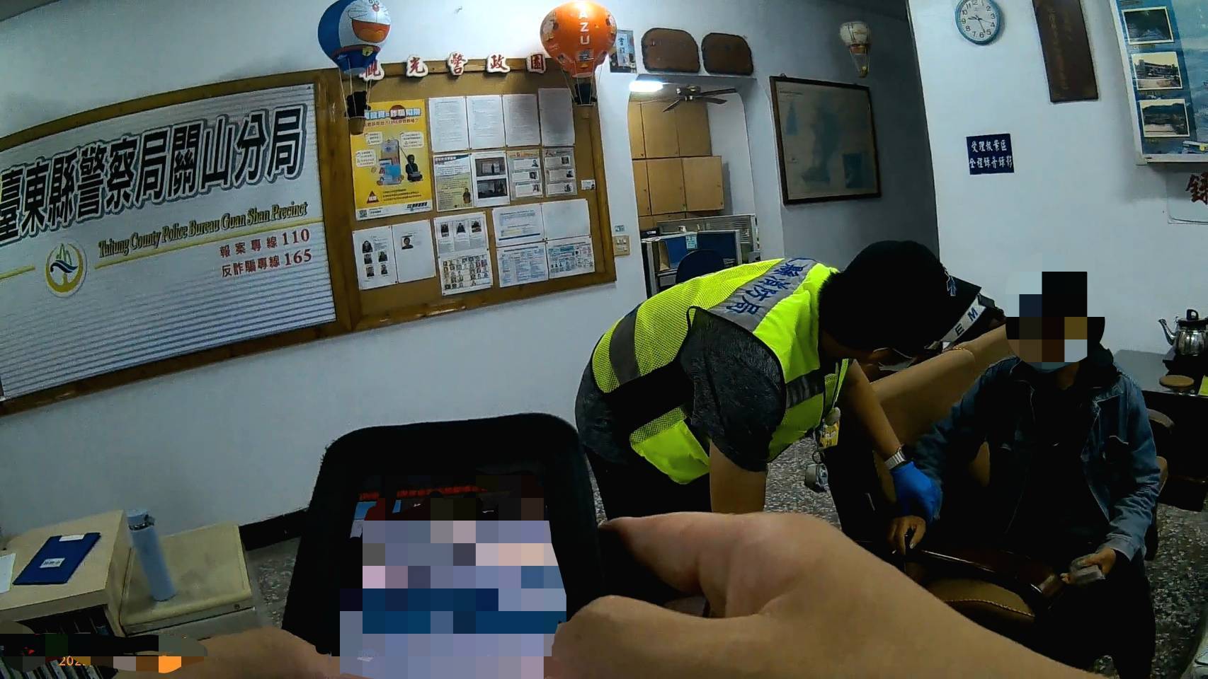 胸痛婦人急需救援　關山警察分局鹿野分駐所迅速通報消防並協助家屬到場