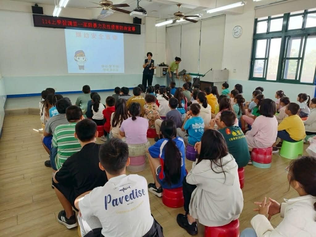 警察局婦幼警察隊走入國小校園 強化學童自我保護意識