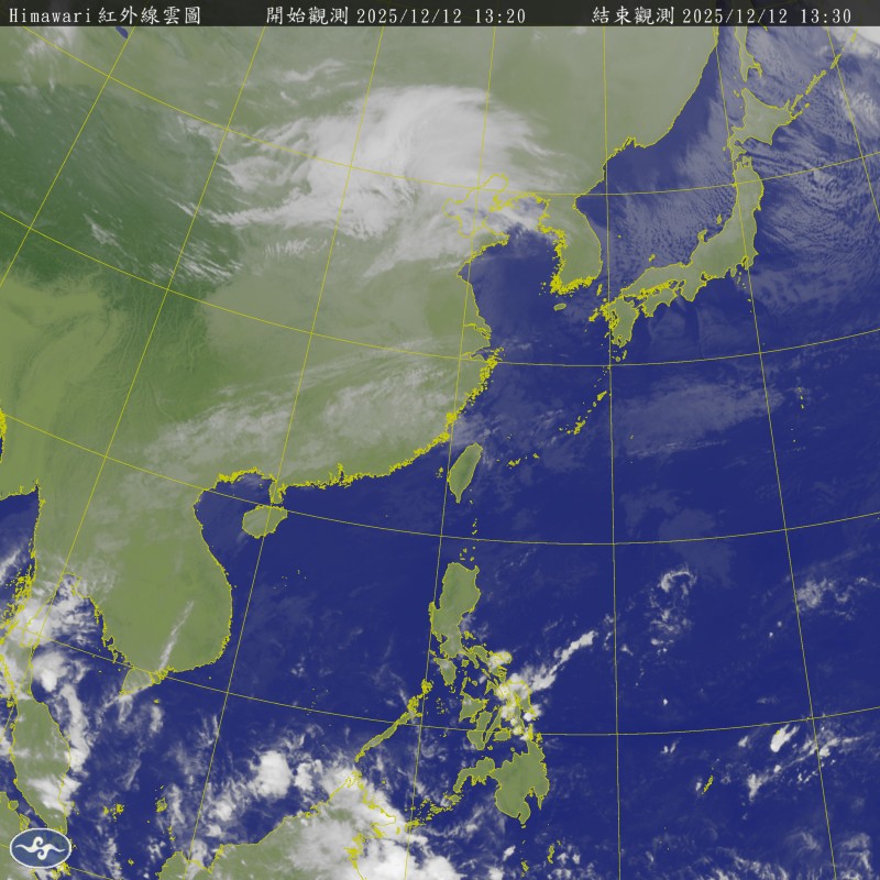 冬天首波冷氣團明晚報到