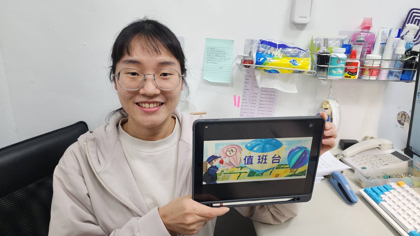 熱氣球、飛行傘進入警所　鹿野分駐所融合在地景色與防詐意象打造親民警政新亮點