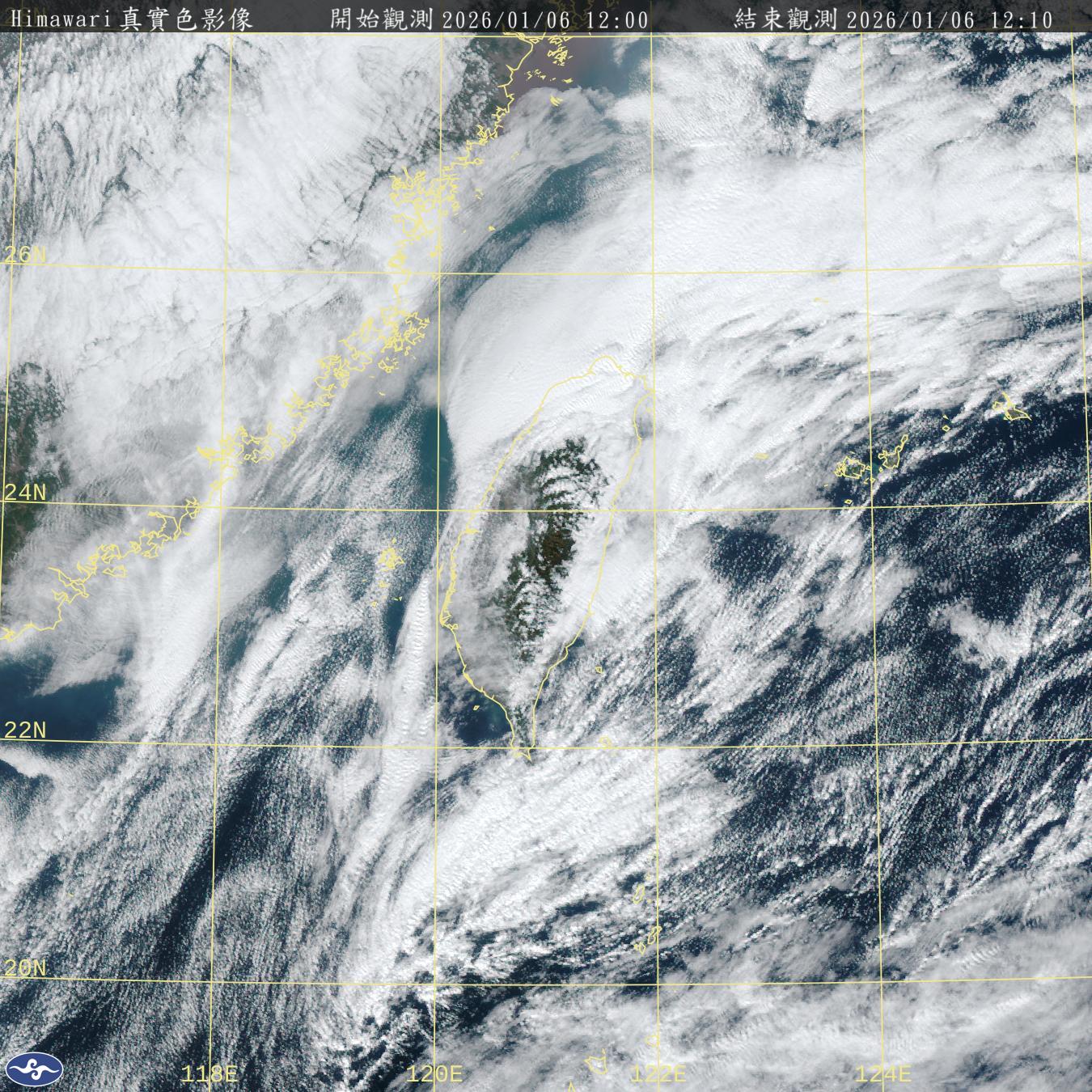 強烈冷氣團報到 ! 週三、週四花東約13-14度 早晚寒冷