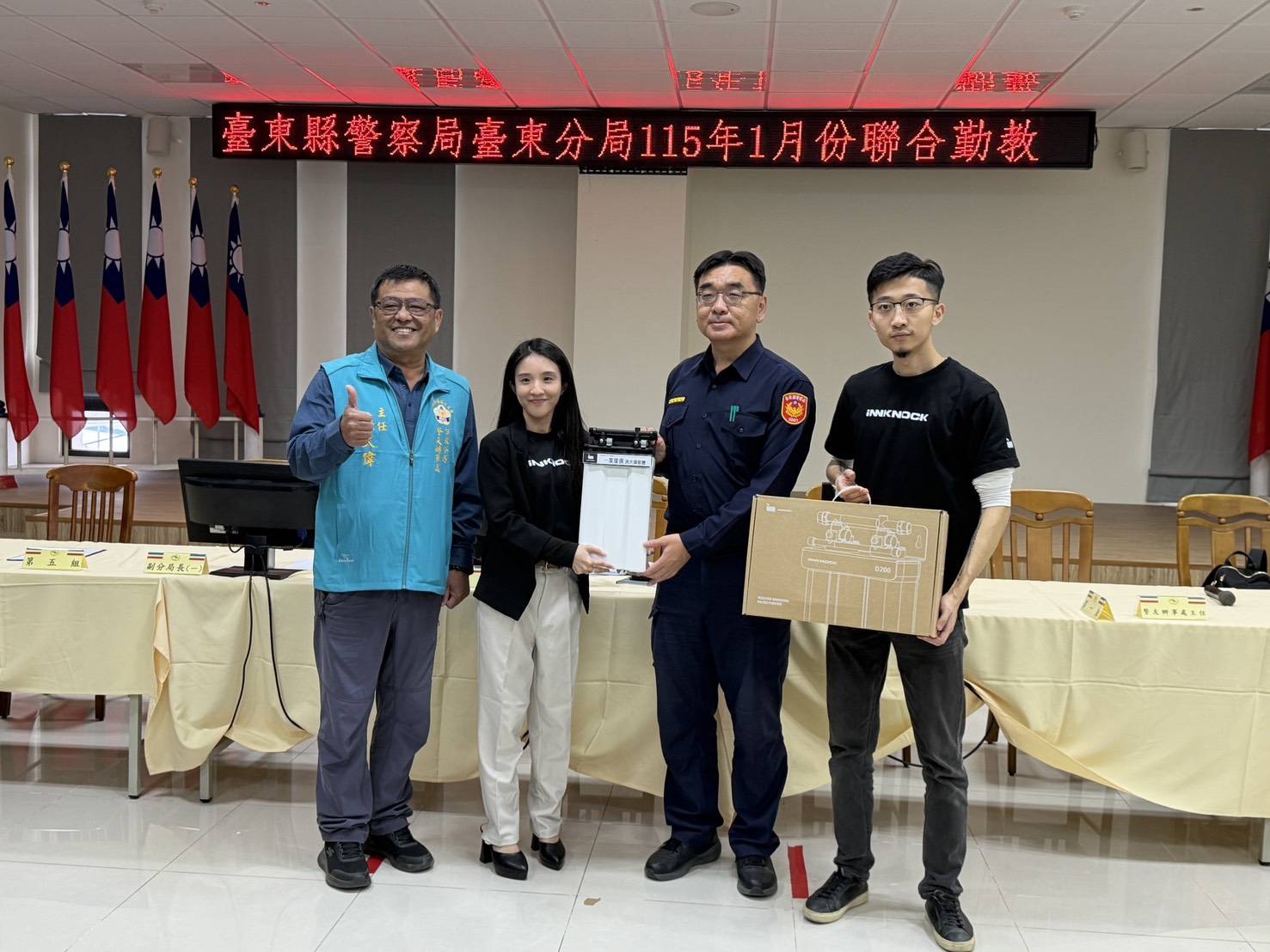 警友促成善舉　淨水設備進駐派出所提升同仁飲水品質