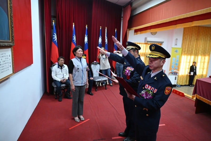 臺東縣警局臺東、大武分局長交接布達