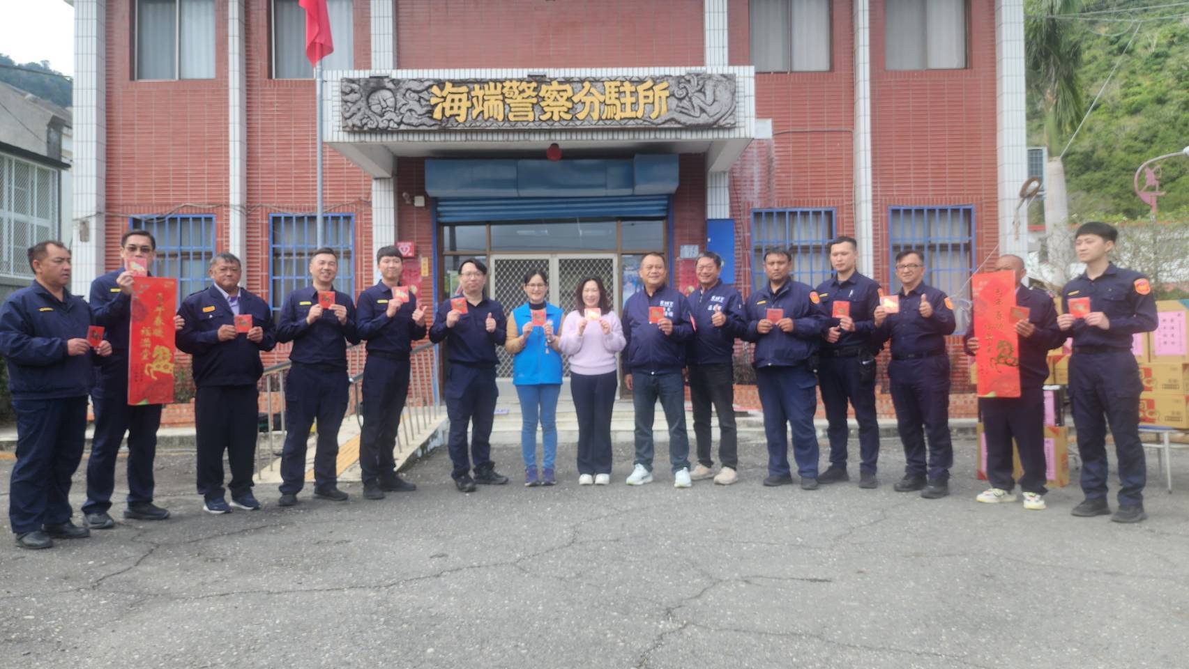 吳秀華議長率議員團隊春節前夕送暖　慰勞關山警分局力挺「115年加強重要節日安全維護工作」