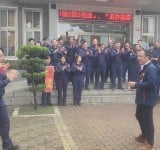 縱谷五鄉鎮長及主席春節前夕慰勉關山警察 齊心守護治安為警察加油打氣