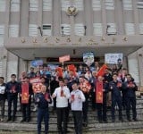 縣府慰警感謝守護治安交通，盧秘書長代縣長赴成功分局