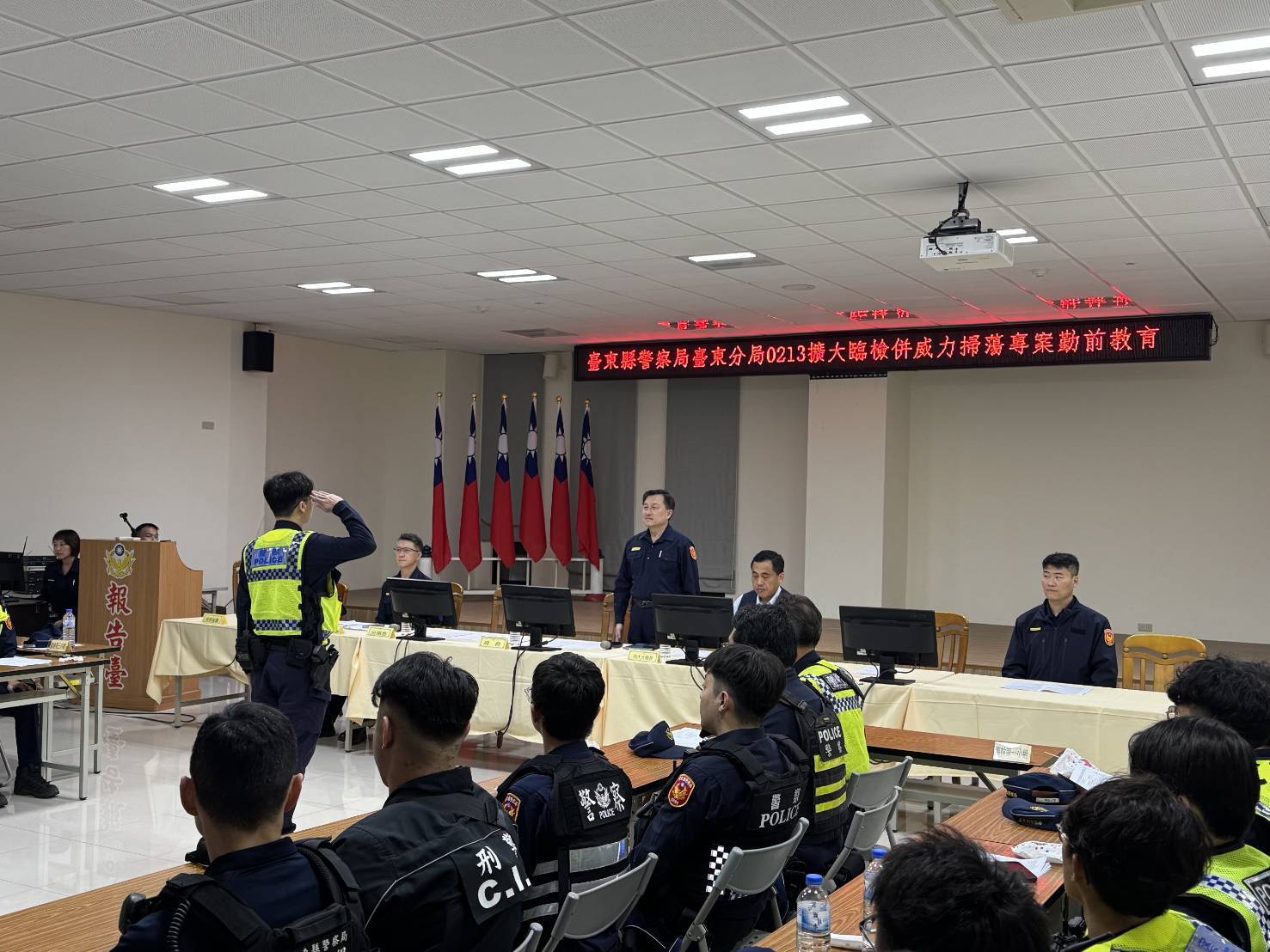 「馬力全開威力掃蕩」 警方春安行動強勢守護東縣治安