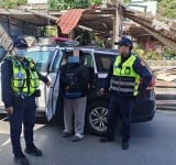 防範尾隨搶奪，金崙警察春節加強護鈔服務