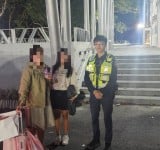 春節返鄉車輛故障，大武警察暖心協助母女返程