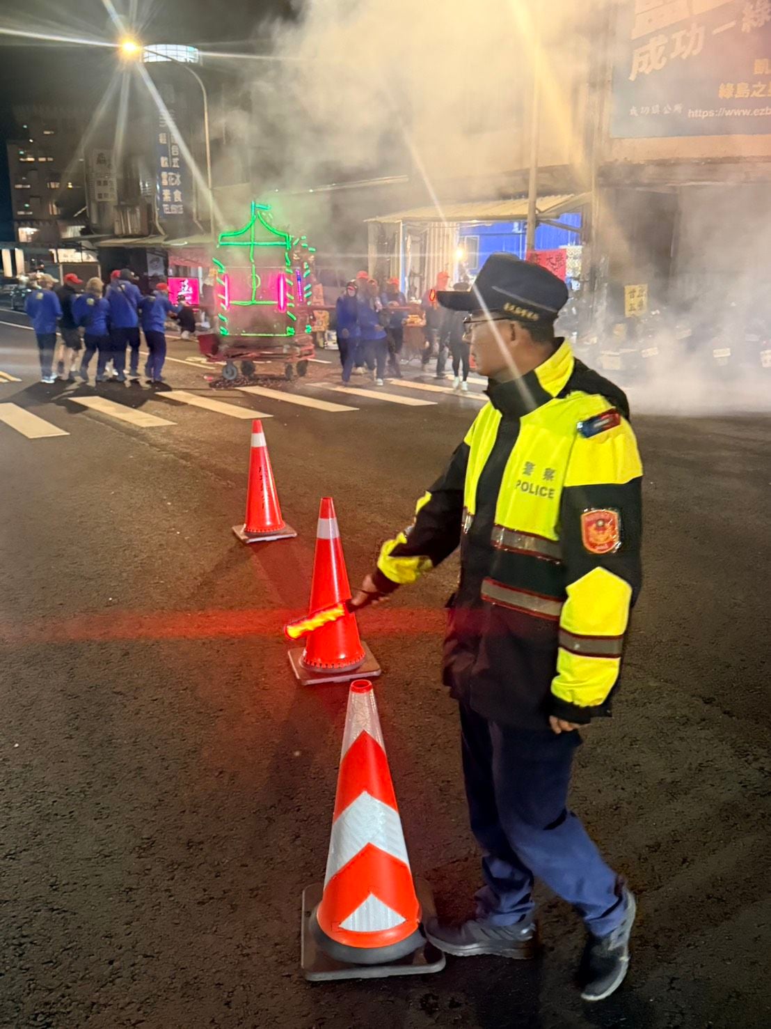 元宵遶境圓滿地落幕，成功警民同心祈平安