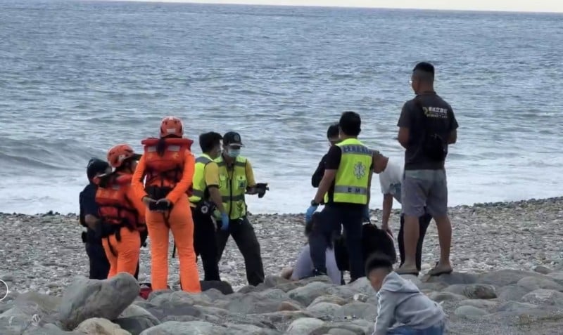 海濱公園驚傳落海事件 大聯盟球探奮不顧身救援