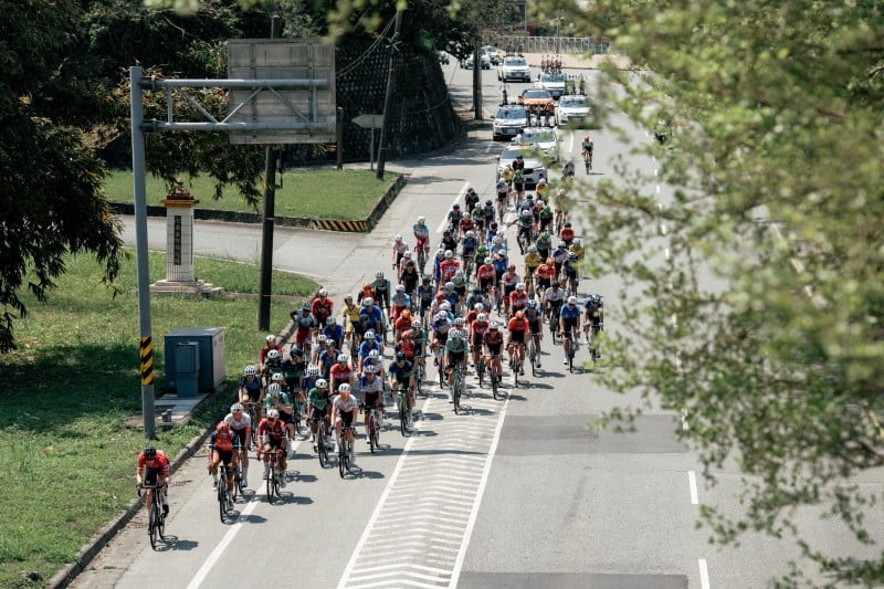 自由車環台賽昨進行幸福台九線站