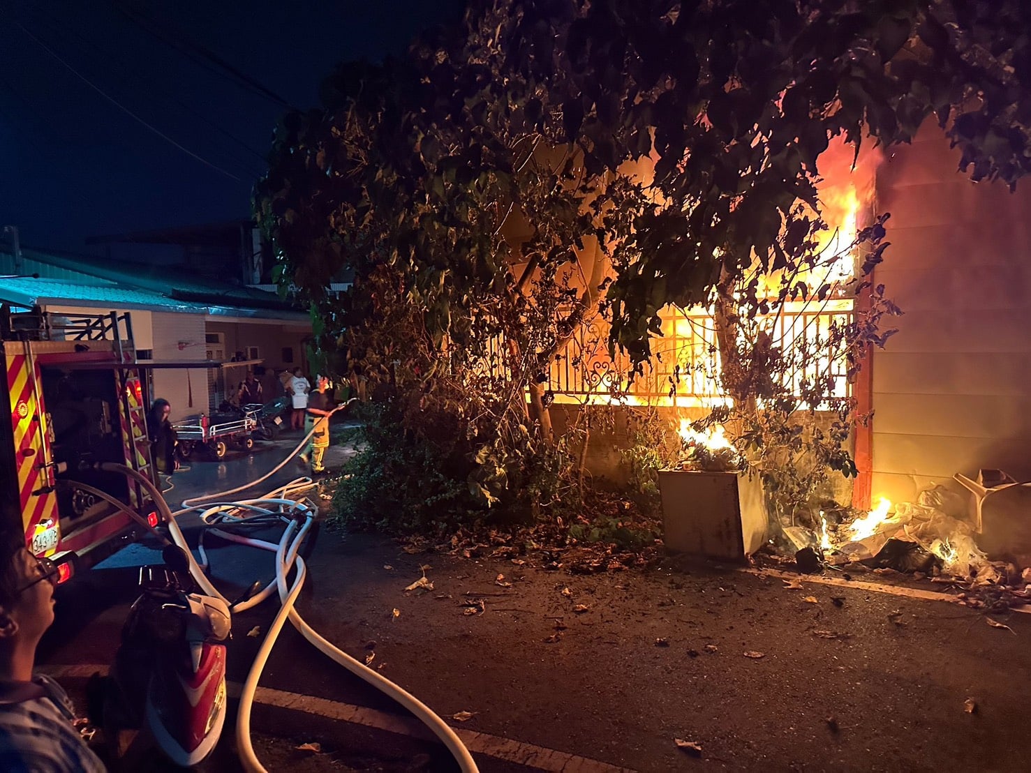太麻里住宅火警 屋主滅火不慎燒傷送醫