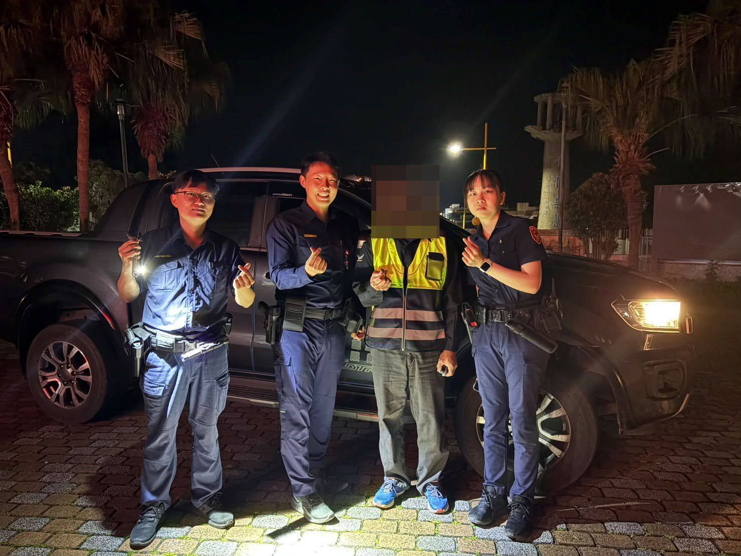 多看一眼的巡邏　新豐女警用雙手守住他的一夜安心