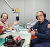 成功警察分局副分局長劉文昇受邀警廣專訪，說明轄區治安交通重點 