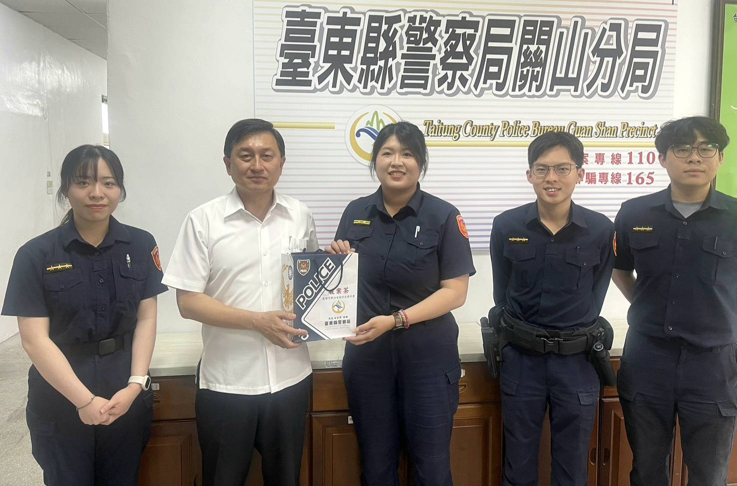 清明連假首日局長慰勤關山，肯定破獲連續竊盜「羈押獲准」