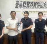 清明連假首日局長慰勤關山，肯定破獲連續竊盜「羈押獲准」