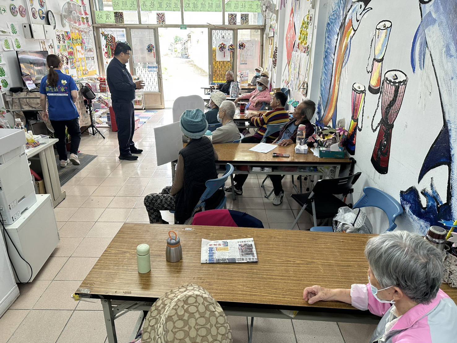 長濱分駐所前進關懷據點 聚焦事故主因加強交通宣導