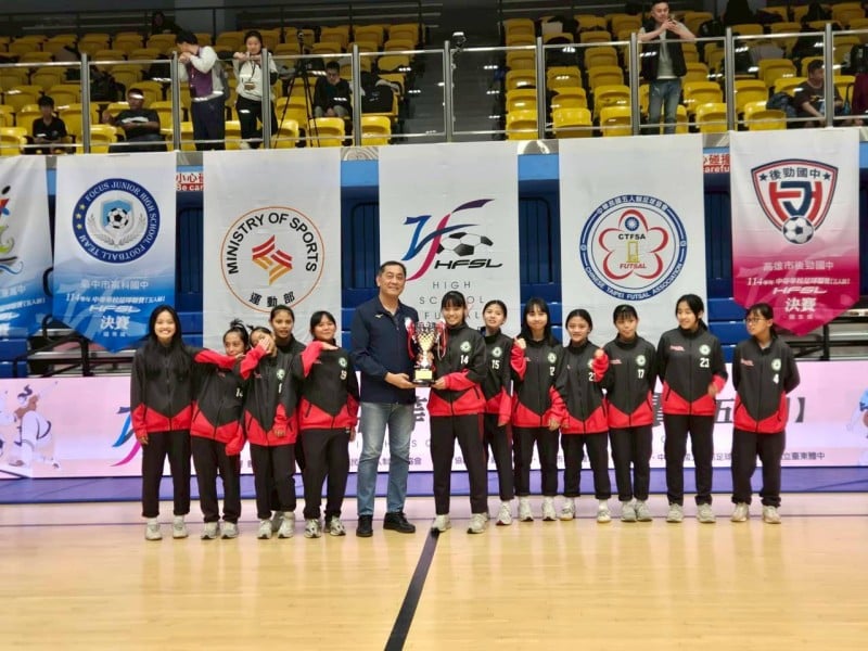 東大體中女足締造15年首見雙料冠軍神話