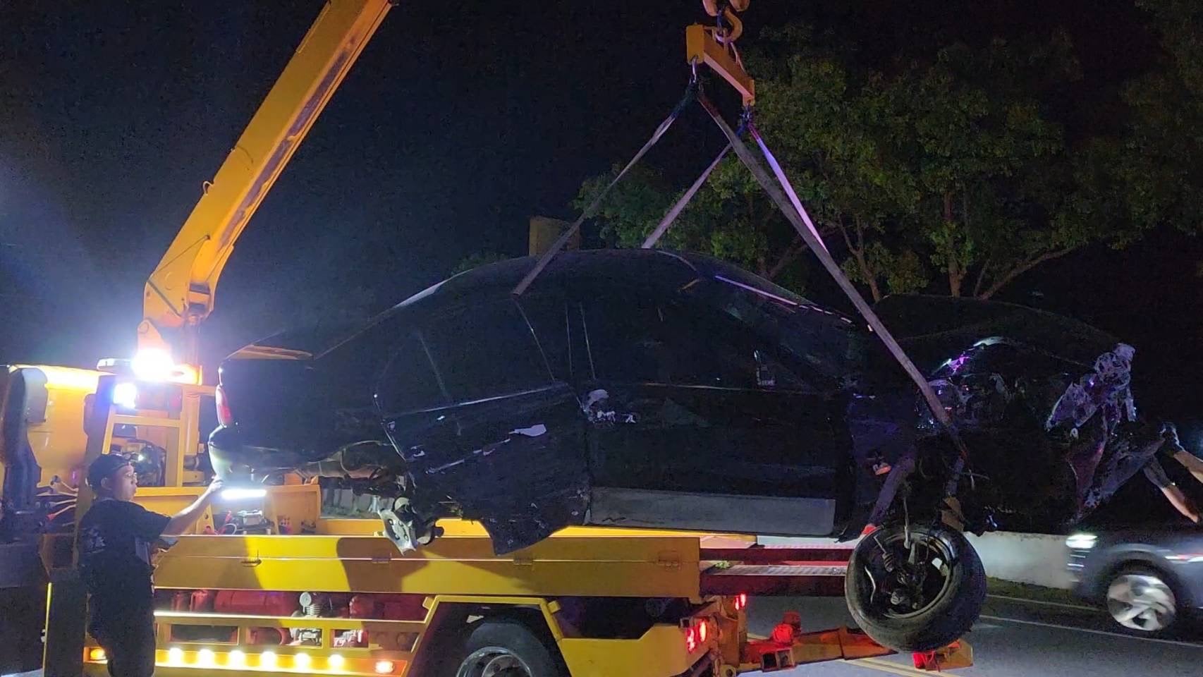 台東池上三車追撞事故　2駕駛輕傷送醫、幸無大礙