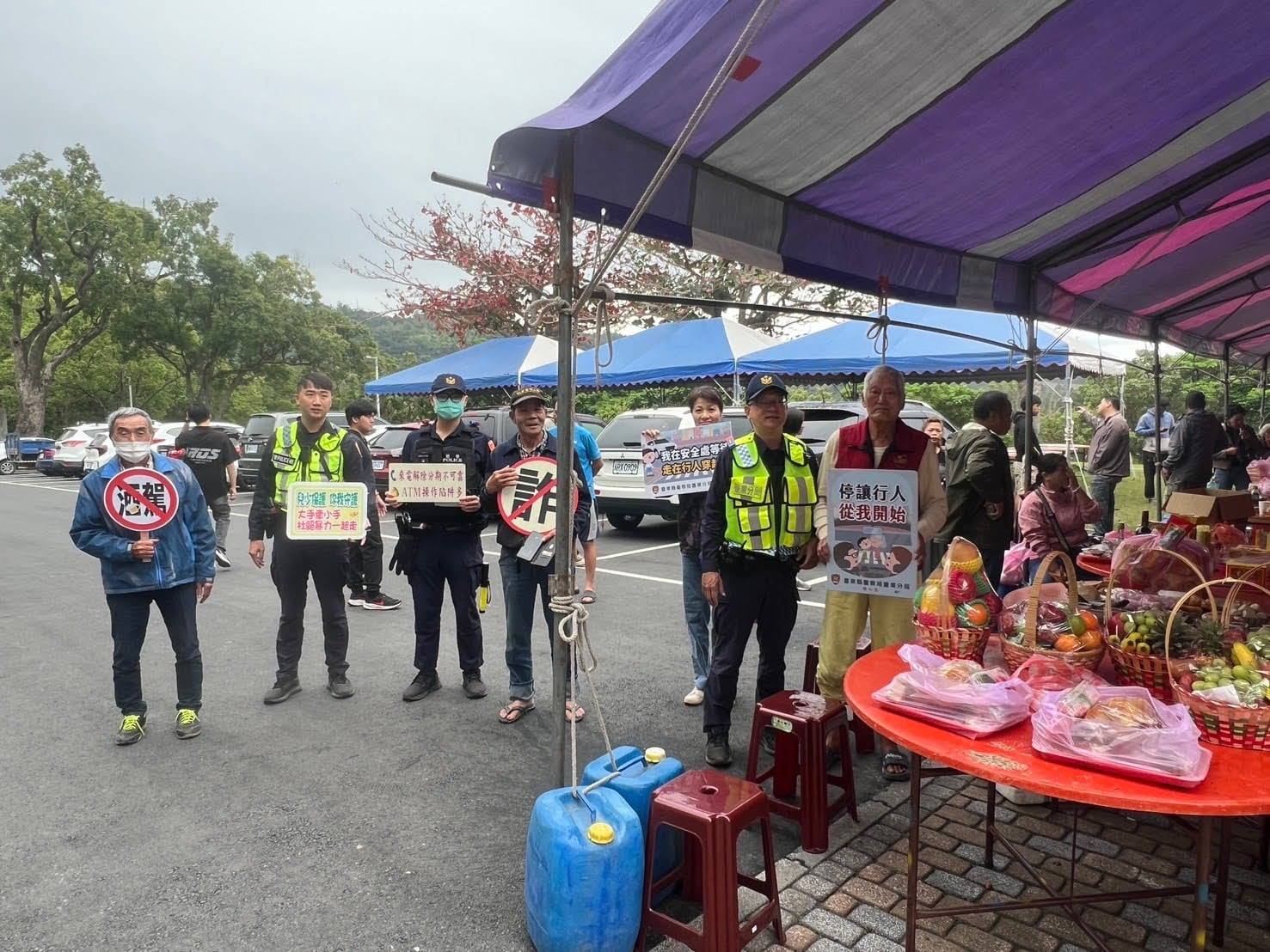 清明治安不打烊  臺東警察加強防詐與交通宣導