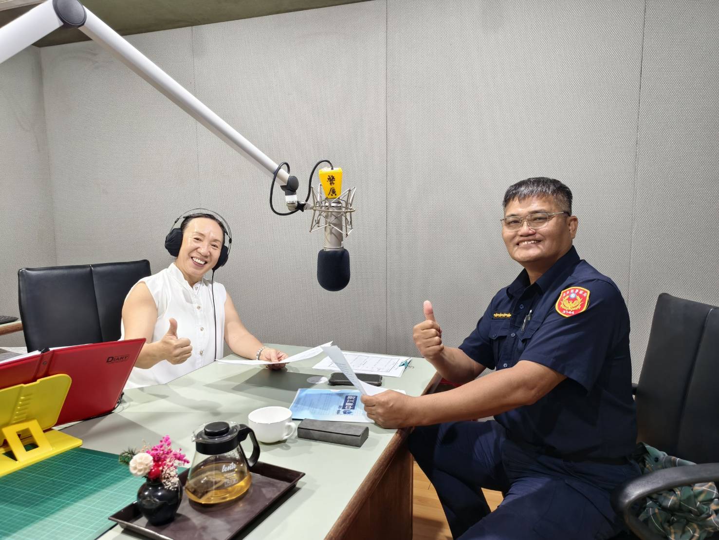 都蘭派出所副所長廣播專訪談交通與防詐 