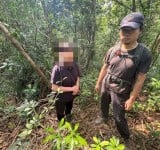 女子蘭嶼大天池山登山迷途 警消聯手救出