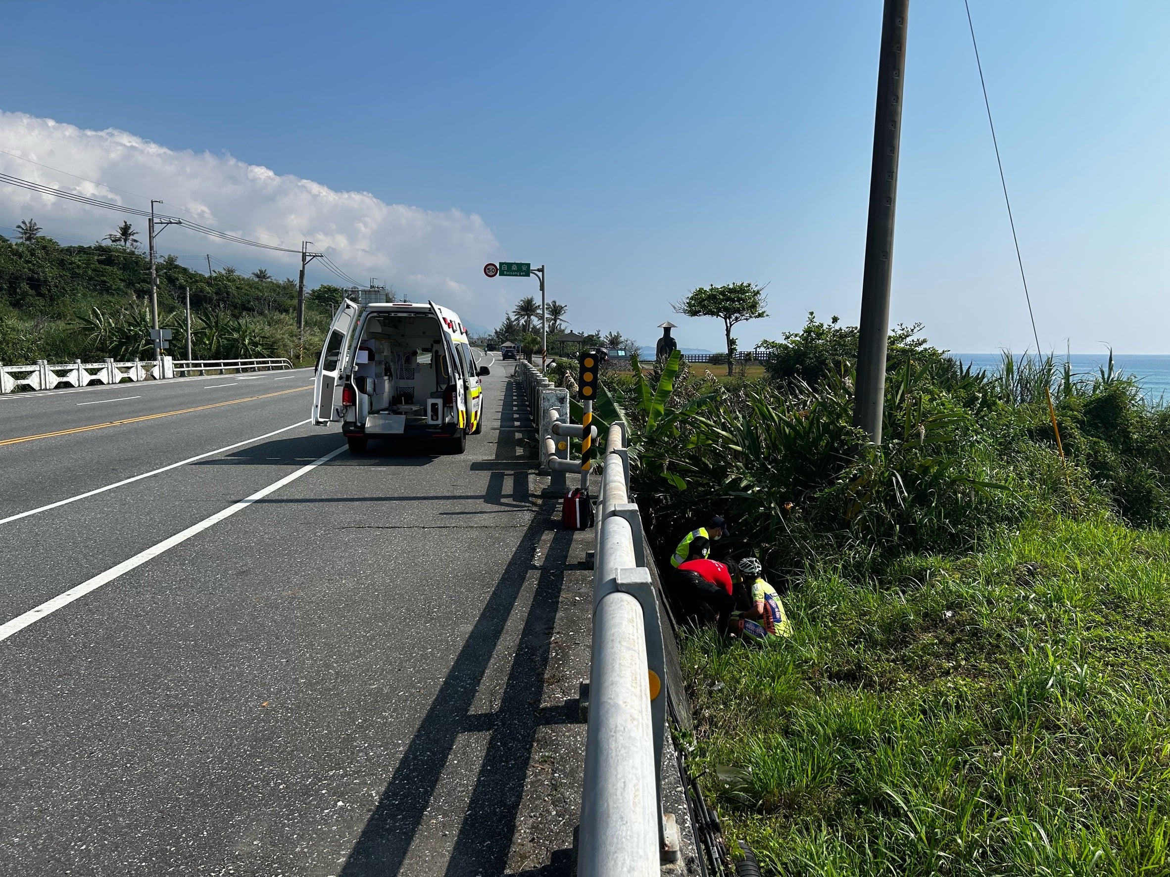 台東台11線少年單車自摔　14歲騎士受傷送醫幸無生命危險