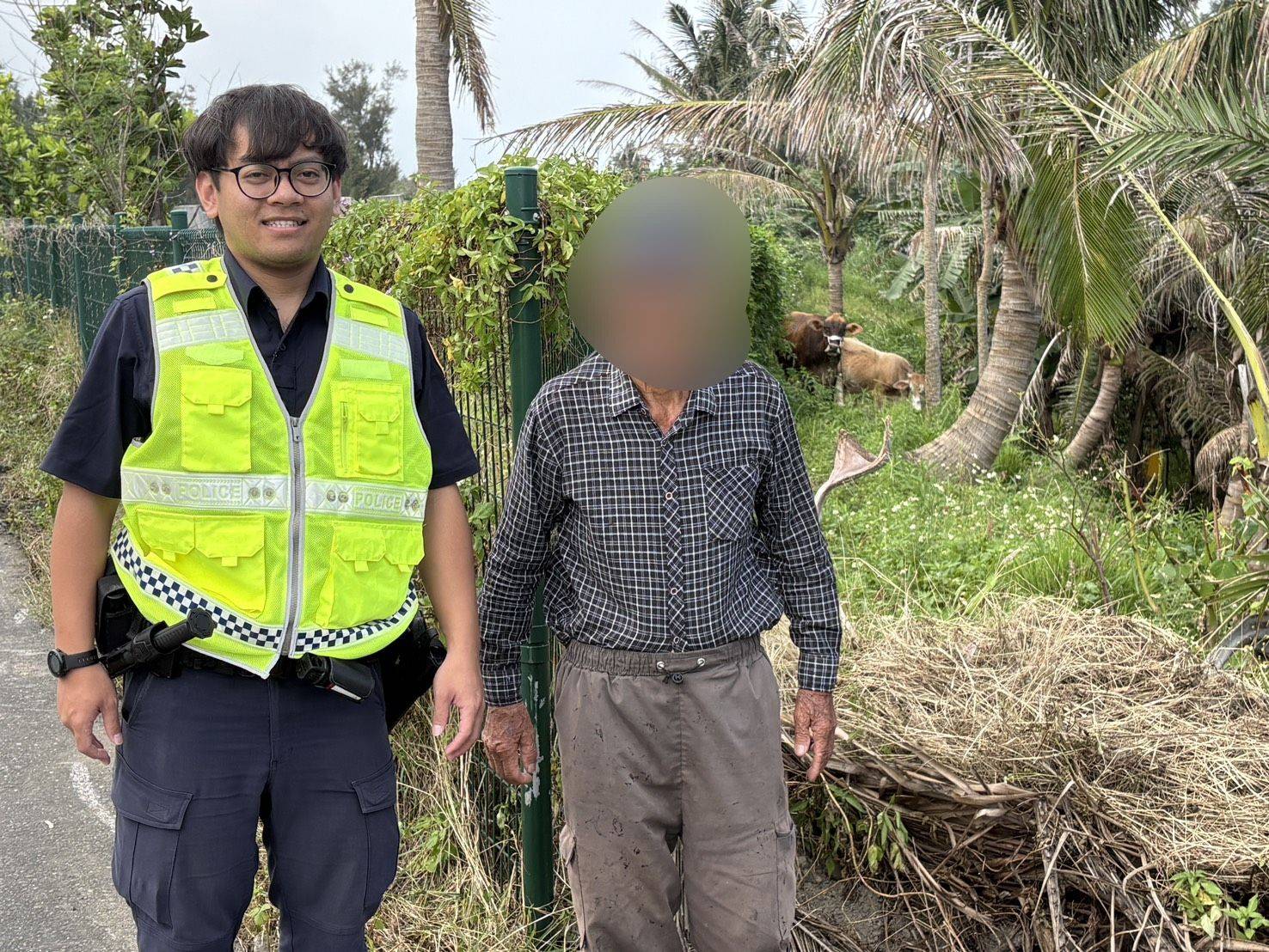 黃牛誤闖市集周邊引關注　成功警察分局迅速應處化解危機