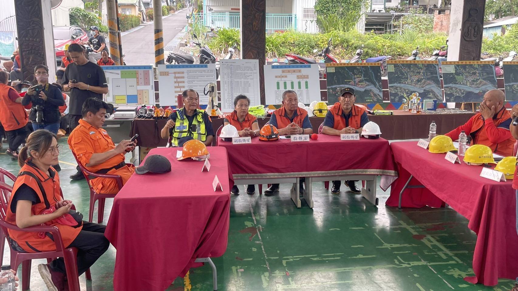 日德國際專家觀摩金峰鄉警民防災演練