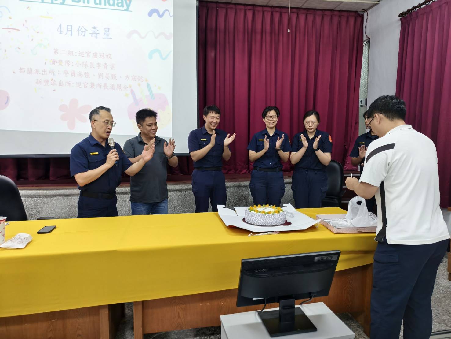 成功警察分局暖心舉辦聯合慶生會　體恤員警辛勞凝聚向心力