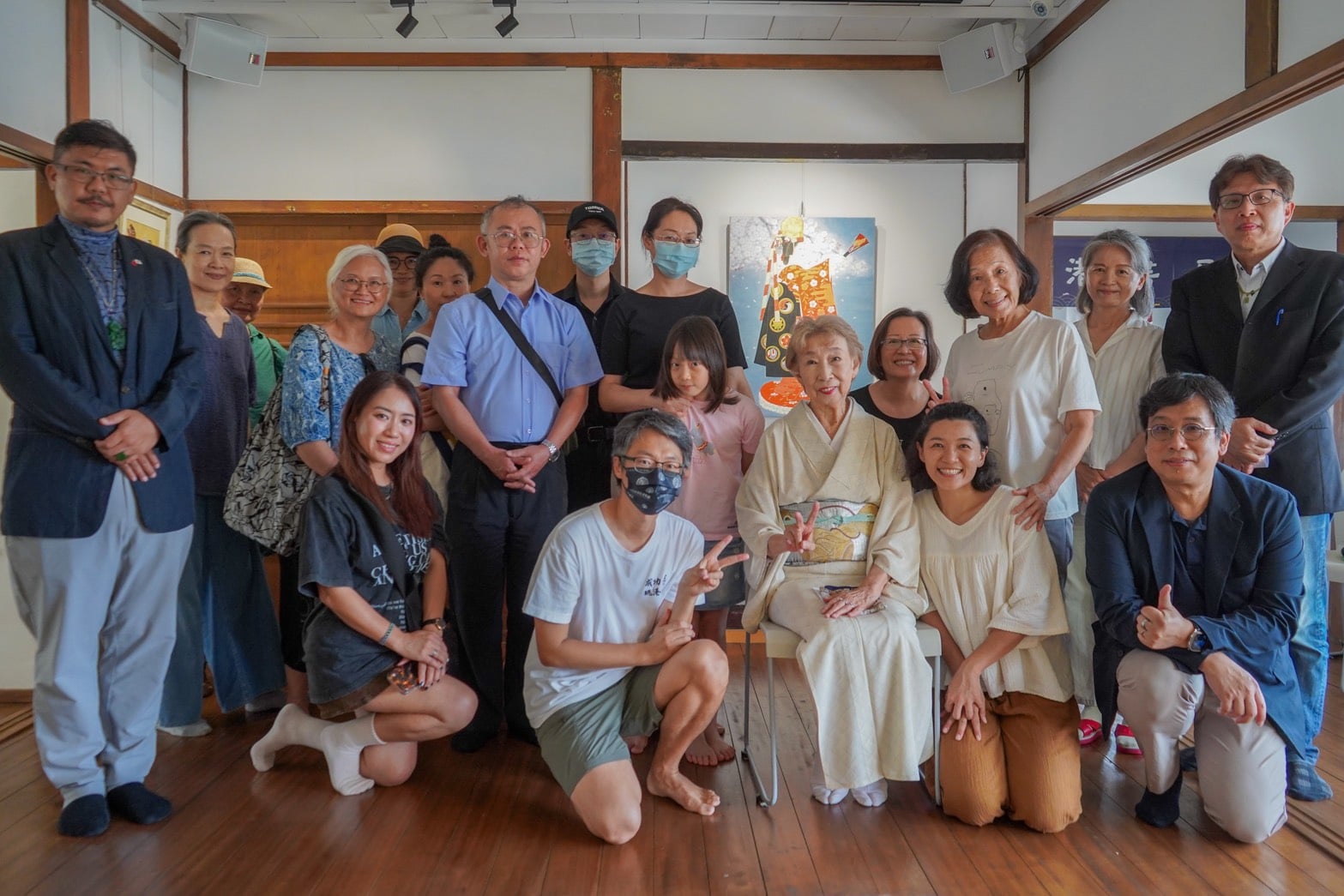 跨越80年的約定 ! 灣生藝術家土光洋子阿嬤「日式工筆畫展」4/7 - 4/30菅宮勝太郎宅展出