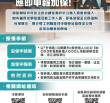 擬參選人僱用勞工應參加「就保、災保」得自願參加「勞保」