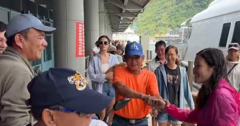 綠島百人暖心迎接王姷力返鄉