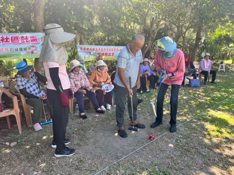 長濱鄉衛生所攜手社區舉辦8周槌球課程 促進長輩身心健康