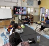 交通安全不馬虎，大武警察於文健站宣導停讓與識詐