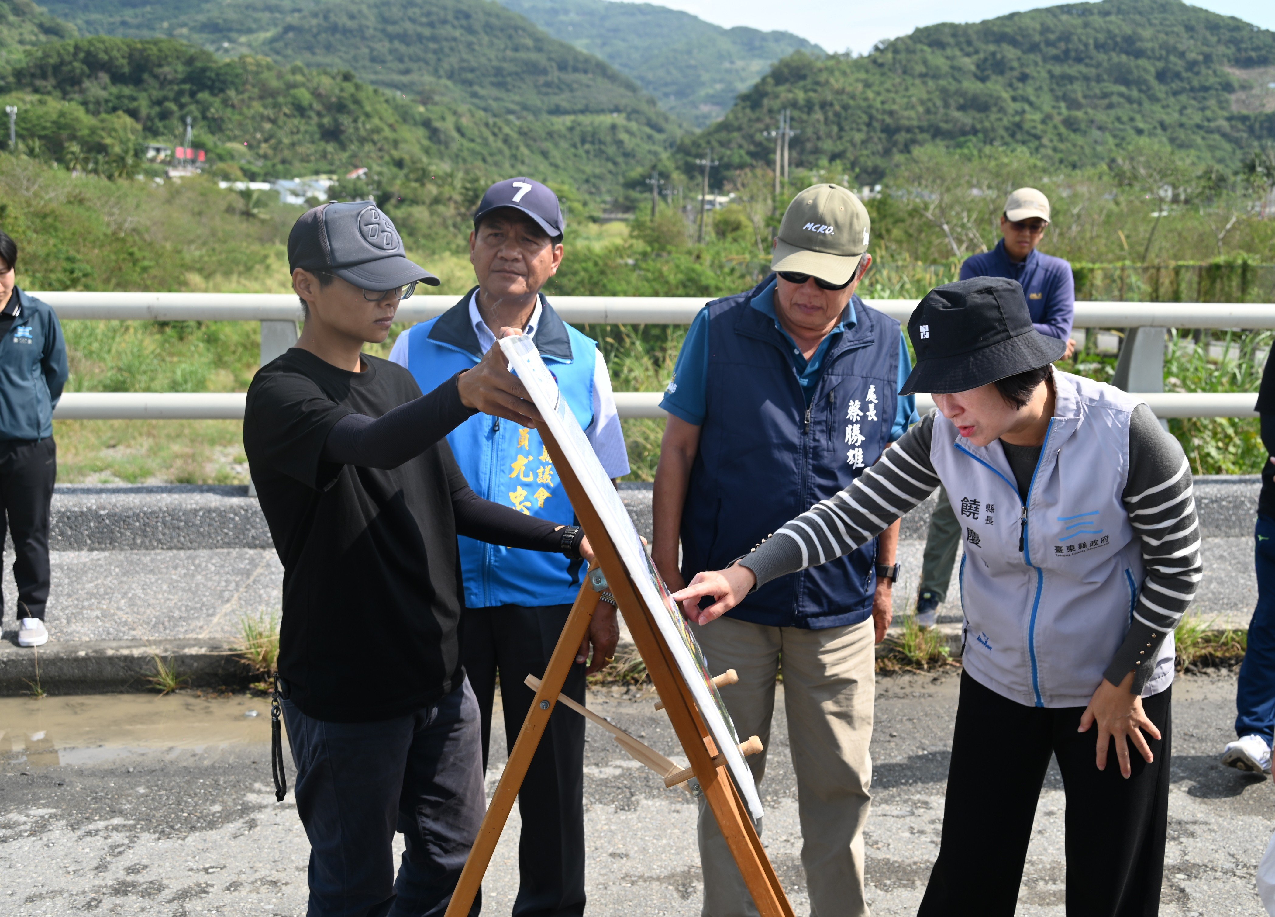 防洪韌性守護鄉親 ! 饒慶鈴視察金崙溪、太麻里溪疏濬、災修工程