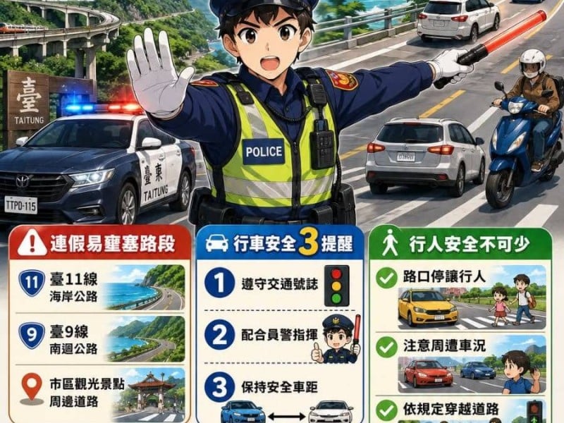 加強端午節連假交通疏導 維護行車安全交通順暢