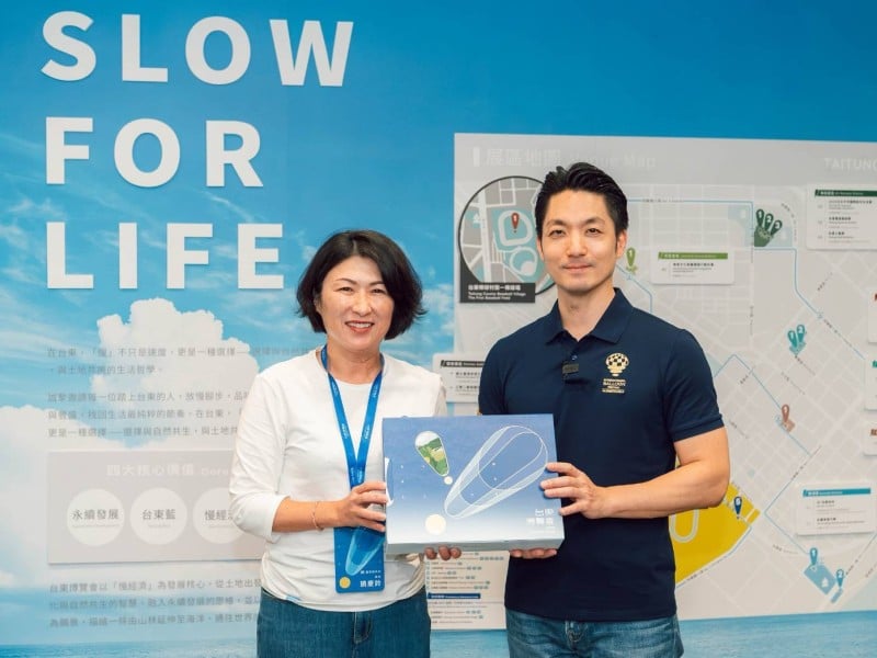 饒慶鈴邀蔣萬安走訪台東博覽會　搭熱氣球、賞光雕、感受慢生活魅力