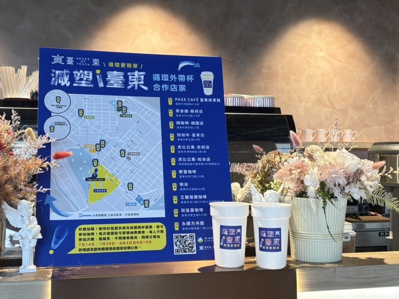 「減塑 i 臺東循環杯」活動正式開跑！環保宣導車、主題市集與精選好禮接力登場