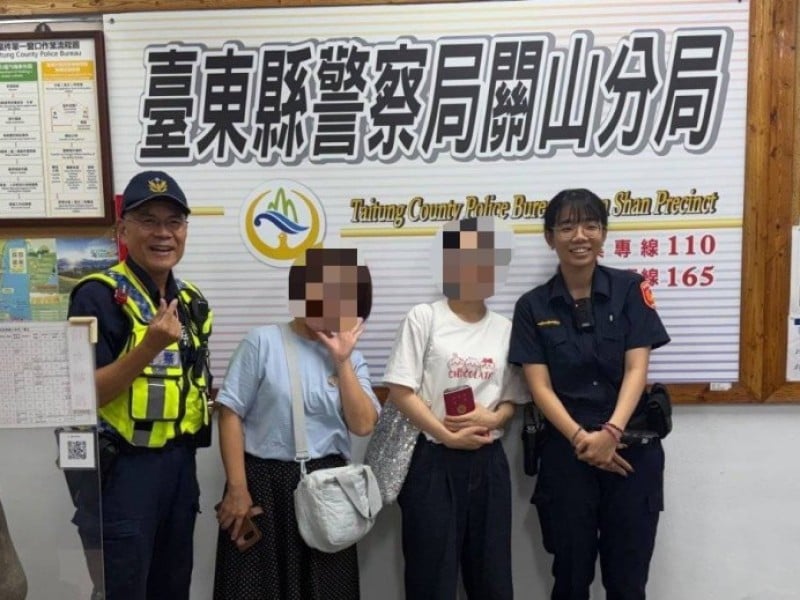日籍遊客手機遺落計程車 鹿野警迅速尋回
