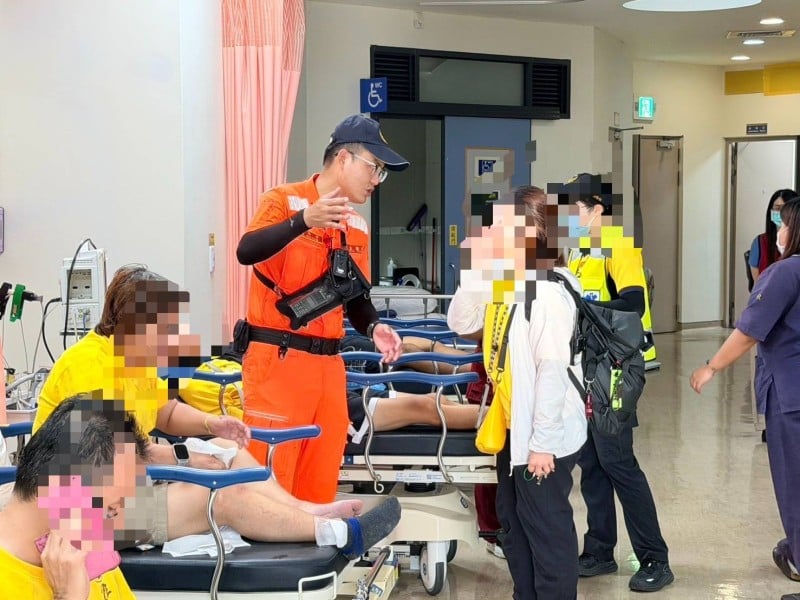 塔瓦溪多名師生遭蜂群攻擊 5名傷勢較嚴重 海巡即時救援送醫