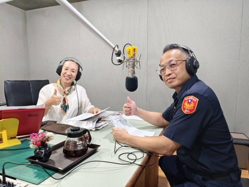電台專訪籲拒絕毒駕，強化防詐意識護民安