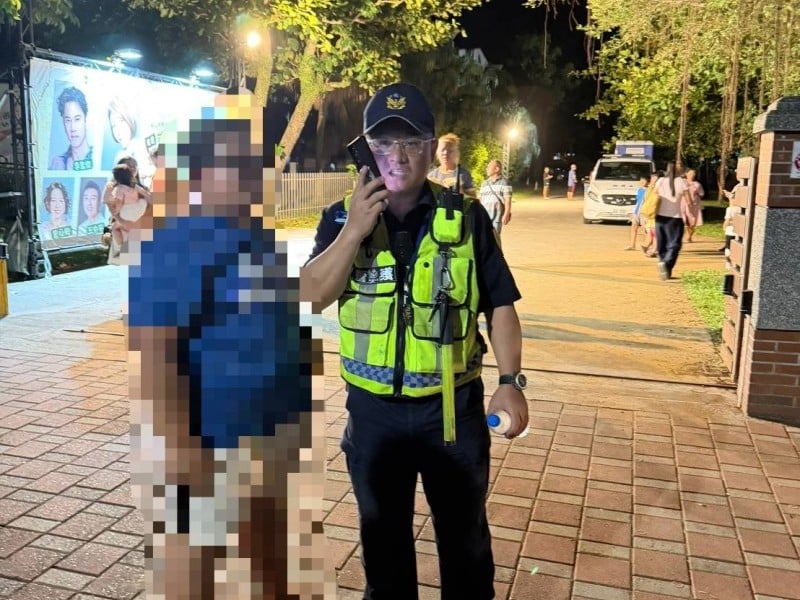  兩孩童「巴歌浪」活動走失 員警尋回