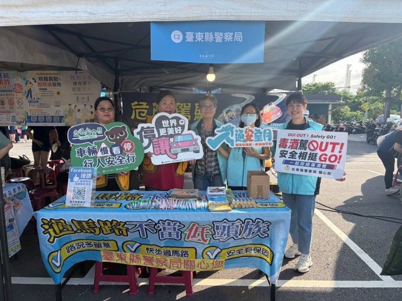 交通安全月 東警交通隊提醒: 駕駛人確實停讓行人