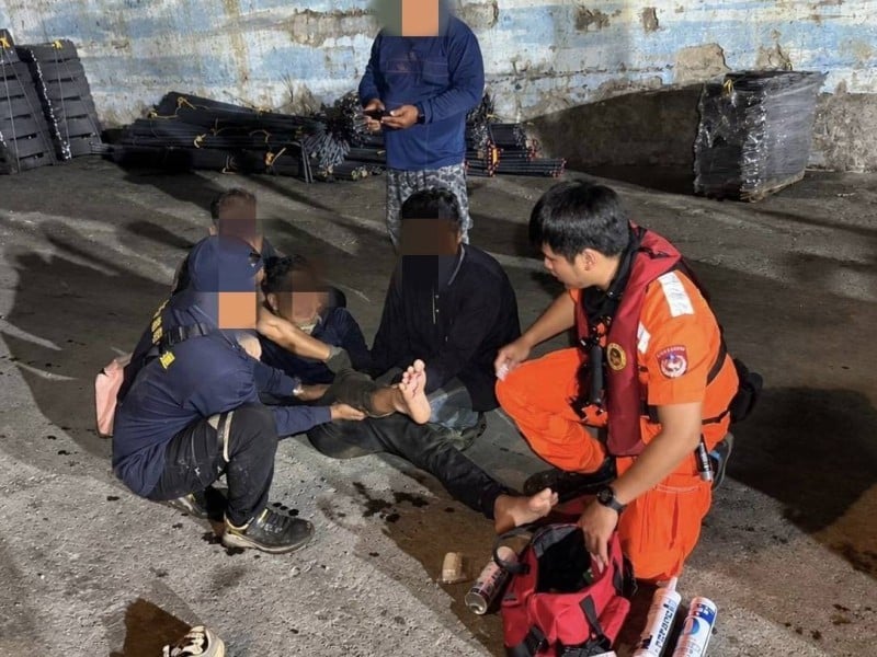 富岡港區貨輪船員作業受傷送醫